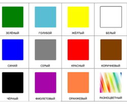 Картки "Кольори"
