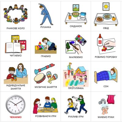 Картки "Дитячий садок"