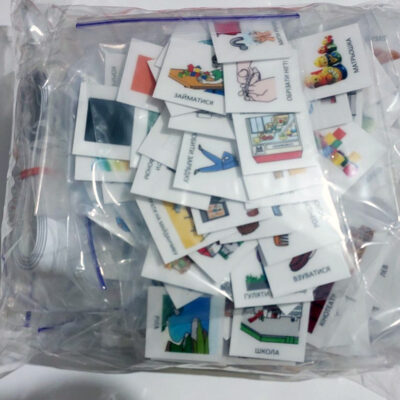 Набір карток "Загальний" 290 шт + стрічка для комунікативної книги